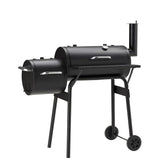 Gratar BBG pentru carbuni cu Grill si Afumatoare si Termometru
